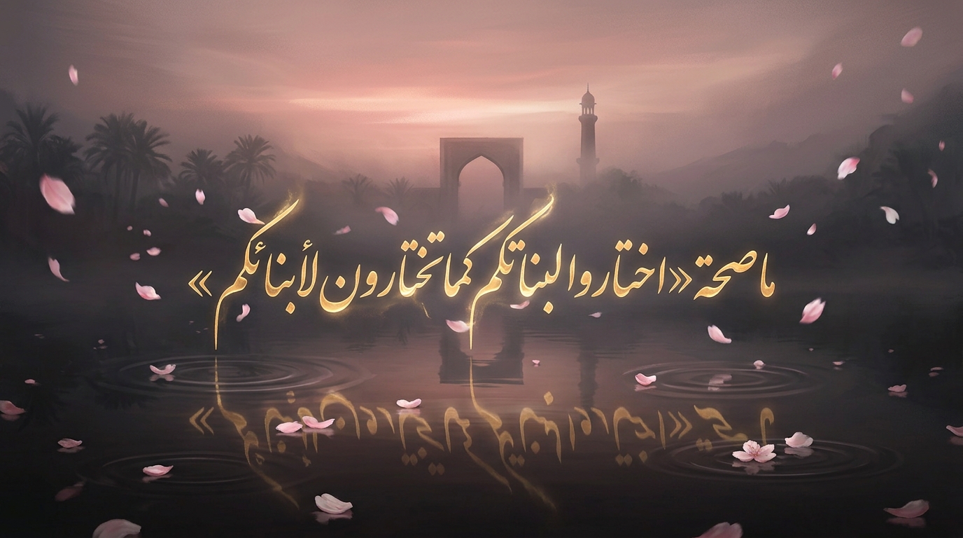 ما صحة الأثر «اختاروا لبناتكم كما تختارون لأبنائكم» - Image 1
