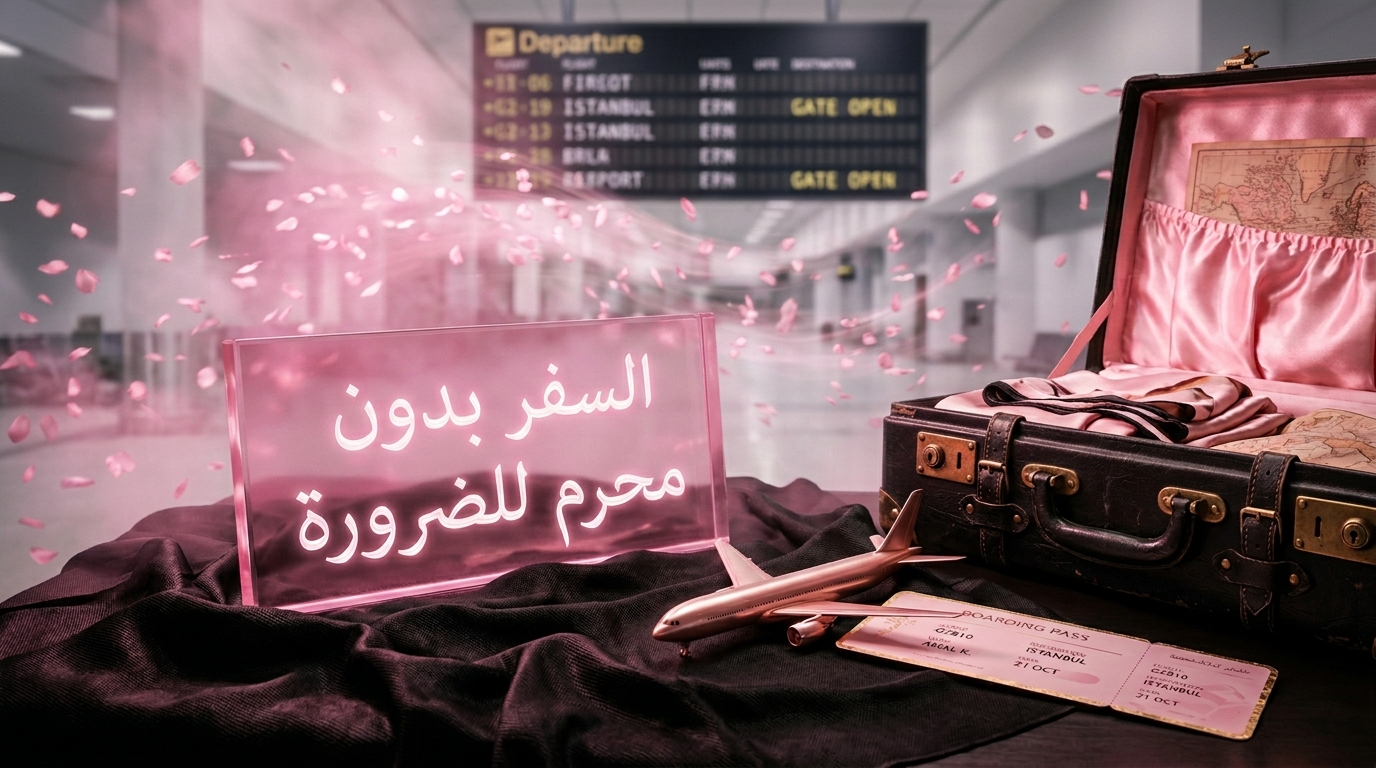 سفر المرأة بدون محرم للضرورة - Image 1